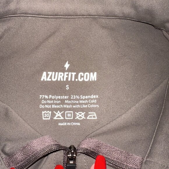 NWOT Azur Fit Walnut Brown Classic Fit Zip Up Jacket Women's Small S - Picture 5 of 7